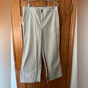 GAP Girlfriend Wide Leg Khakis